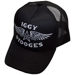 Iggy & The Stooges Unisex Mesh Back Cap: Wings (Black)