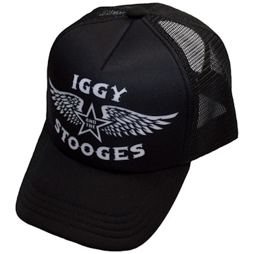 Iggy & The Stooges Unisex Mesh Back Cap: Wings (Black)