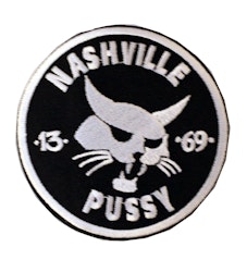 Nashville pussy (cat) logo patch
