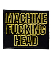 Machine head logo patch