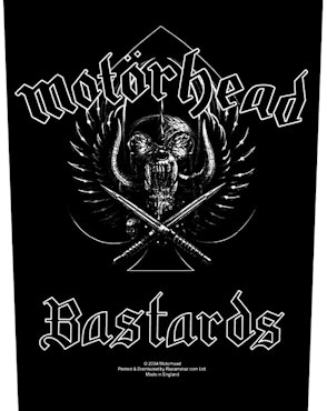 MOTORHEAD - BASTARDS Backpatch