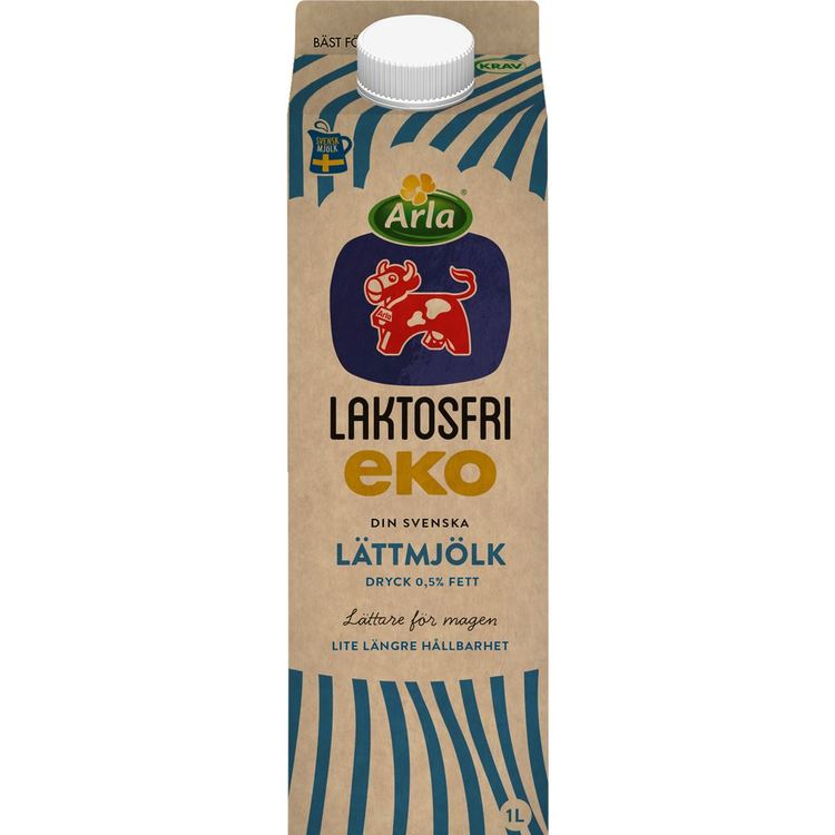 Lättmjölk Laktosfri  0,5% 1L