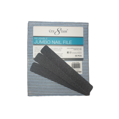 Cre8tion Nail File Black Grit 60/60 (50 pcs/pack)