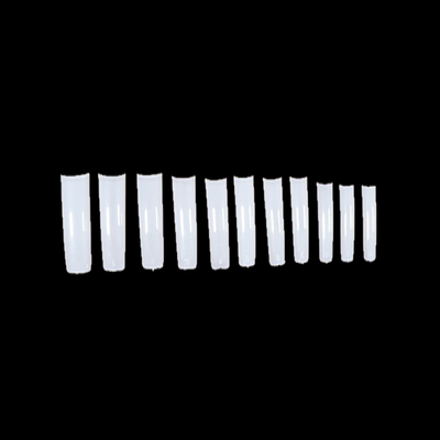 JET – Extra Long NATURAL Straight Nail Tip #4 - Pack 500pcs