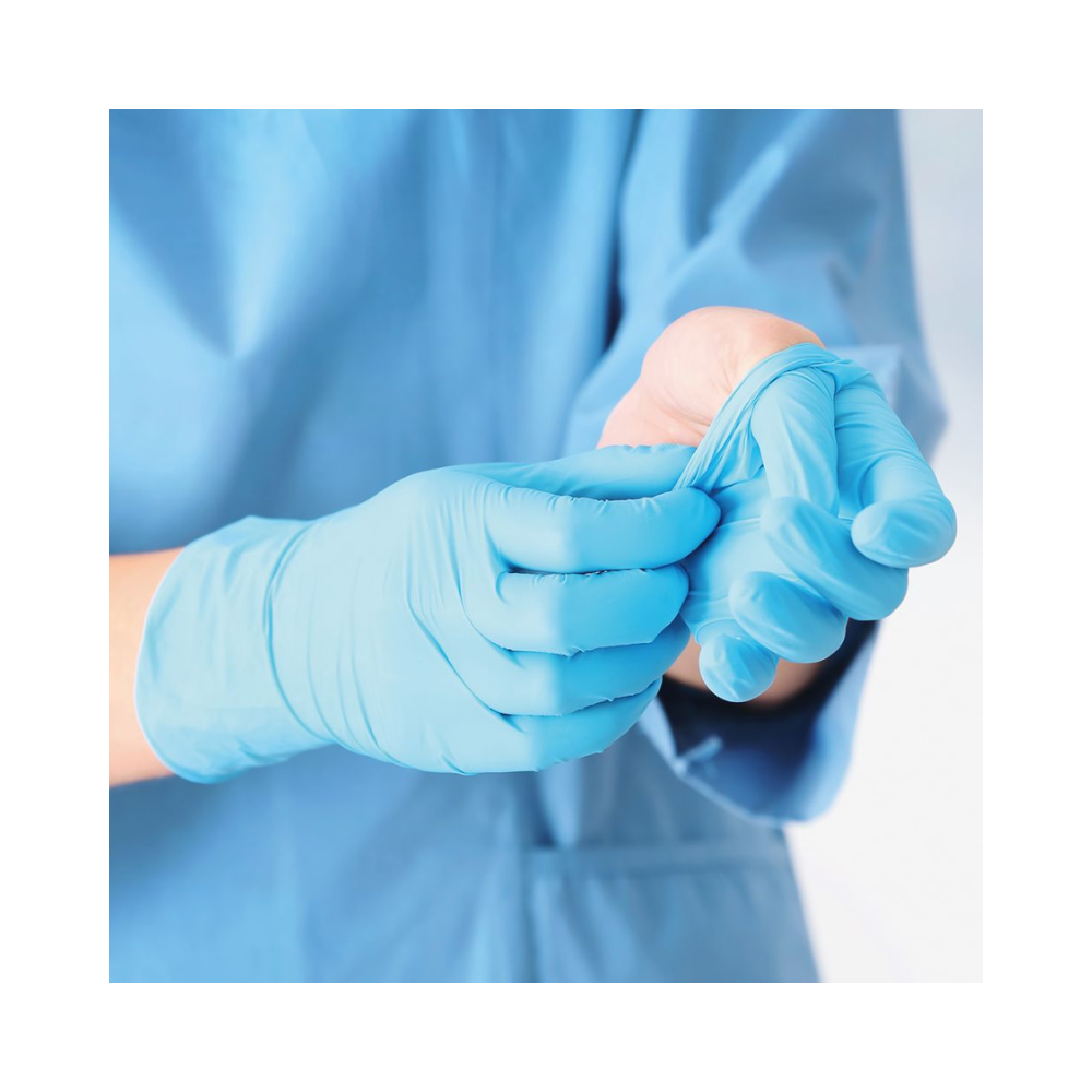 HYGOSTAR Niltrile Gloves Powder Free - Small (BOX 10 PACK)