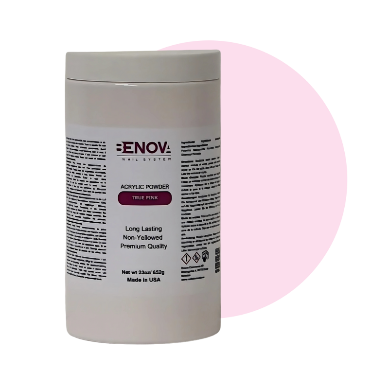 BENOVA ACRYLIC POWDER - True Pink - Pack 6 x 650g