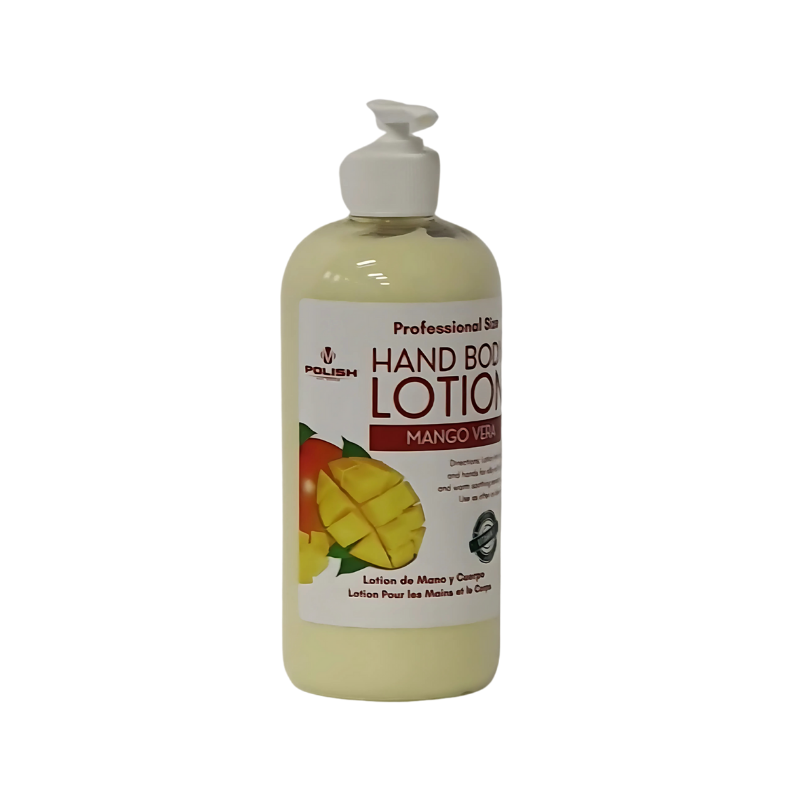 MPOLISH Hand & Body Cream – Mango Vera - Pack 8 x 16oz/473ml
