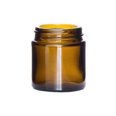 Emty Glass Jar with Cap - Amber 30ml