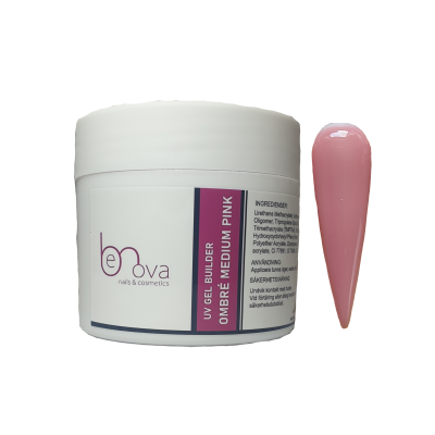 BENOVA Builder Gel - Ombré Medium Pink 100g