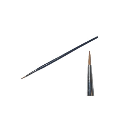 Nailart Design Brush - Black Handle 0,9cm