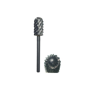 [SAFETY] Swiss Made Carbide Bit Large Barrel - Carved Round Top 3XS  3/32 (2.35 mm)