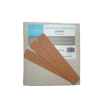 Cre8tion Nail File Garnet Grit 80/80 (50 pcs/pack)