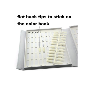 Nail Tips Display for Color Book - False Tips Flatback (120 Tips)