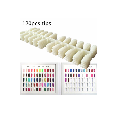 Nail Tips Display for Color Book - False Tips Flatback (120 Tips)