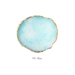 Nailart Plate Polyresin - Blue