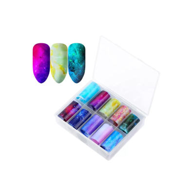 Nail Art Foil Set 10 Different Design #16