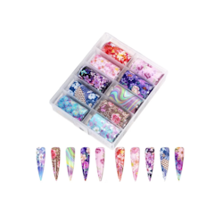 Nail Art Foil Set 10 Different Design #23