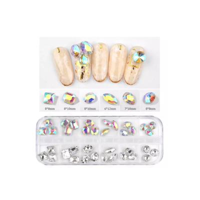 Nail Art Rhinestones Mixed Style #13