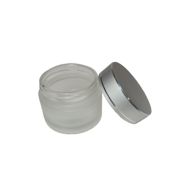 Empty Frosted Glass Jar 60ml