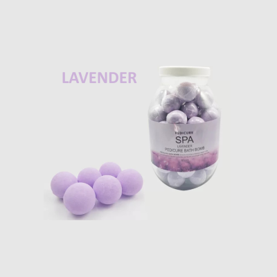 Pedicure/Manicure Organic Bath Fizzies Bubble - LAVENDER (Pack 60pcs)