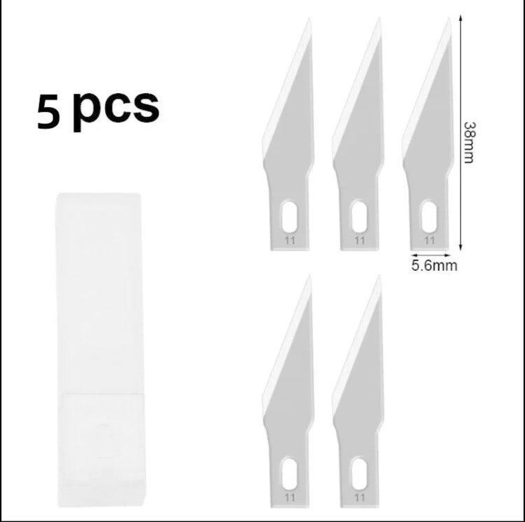 Replace Blades For Nailart Design Knive 5pcs