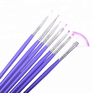 Nailart Brush - Naiart Design Set Purple 7pcs