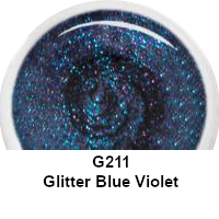 EMME GEL COLOR - G211 GLITTER BLUE VIOLET