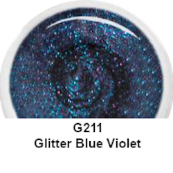 EMME GEL COLOR - G211 GLITTER BLUE VIOLET