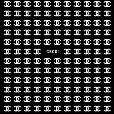 BLogo Nailart Sticker - CB01 SILVER