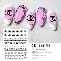 BLogo Nailart Sticker - CB114 BLACK