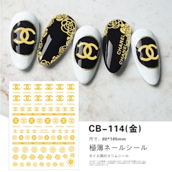 BLogo Nailart Sticker - CB114 GOLD