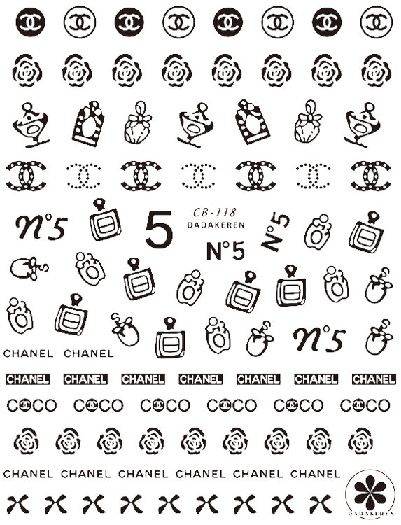 BLogo Nailart Sticker - CB118 BLACK