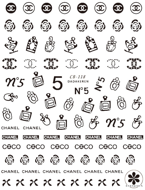 BLogo Nailart Sticker - CB118 BLACK