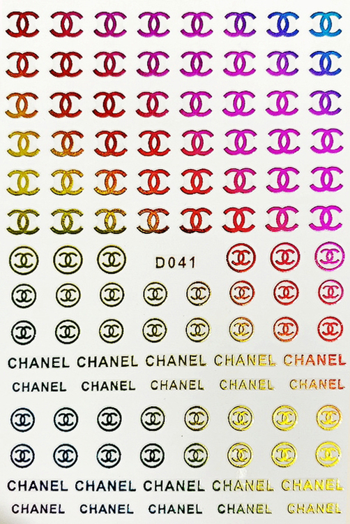 BLogo Nailart Sticker - D041