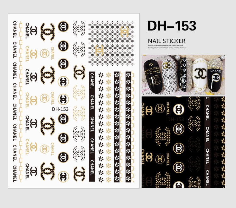 BLogo Nailart Sticker - DH153