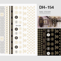 BLogo Nailart Sticker - DH154