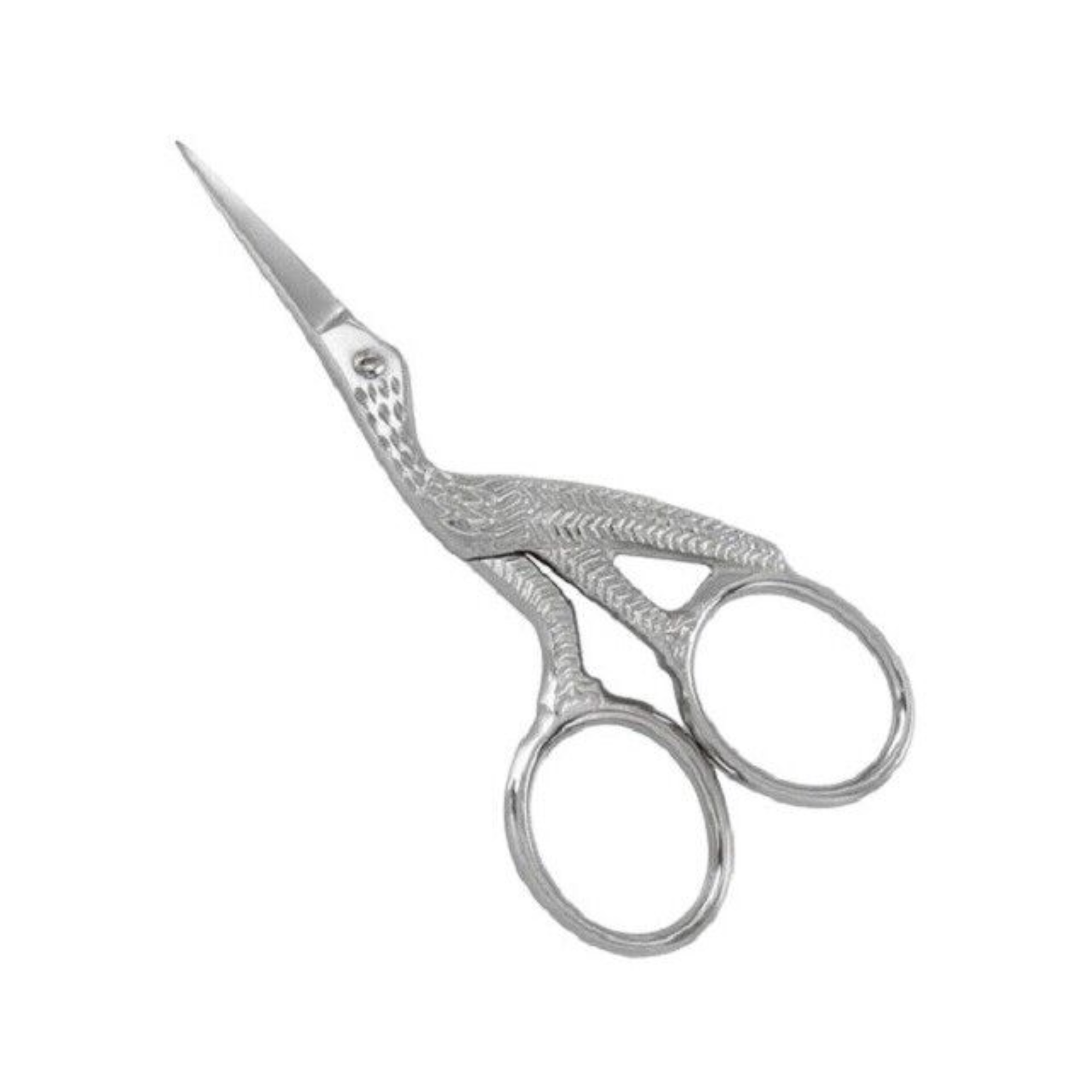 STORK SCISSORS - SILVER 25mm