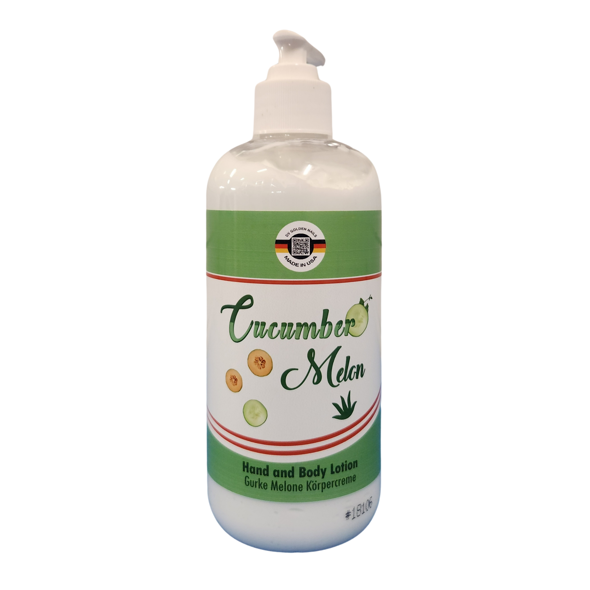 Hand & Body Cream – Cucumber Melon 8oz/473ml