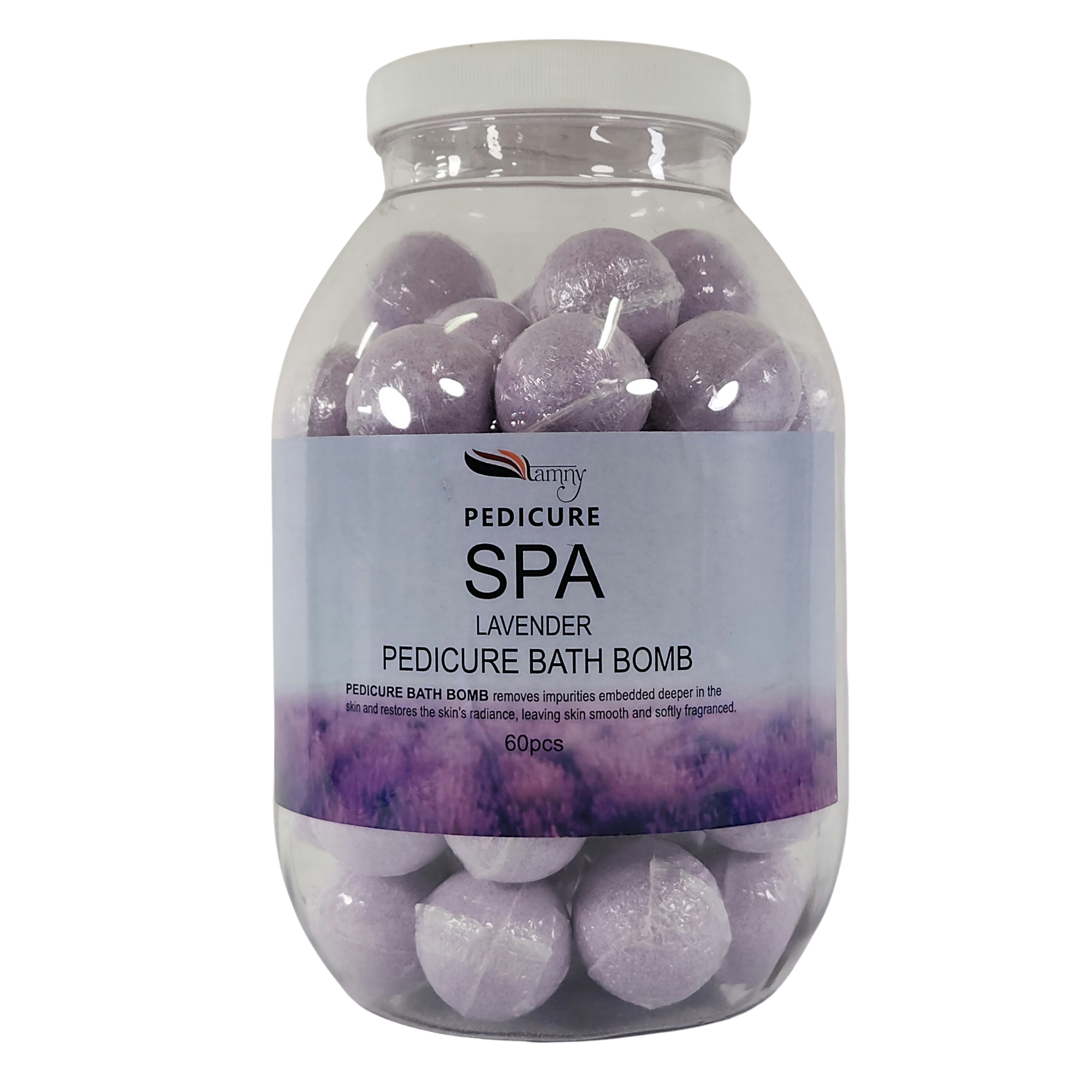 Pedicure/Manicure Organic Bath Fizzies Bubble - LAVENDER (Pack 60pcs)