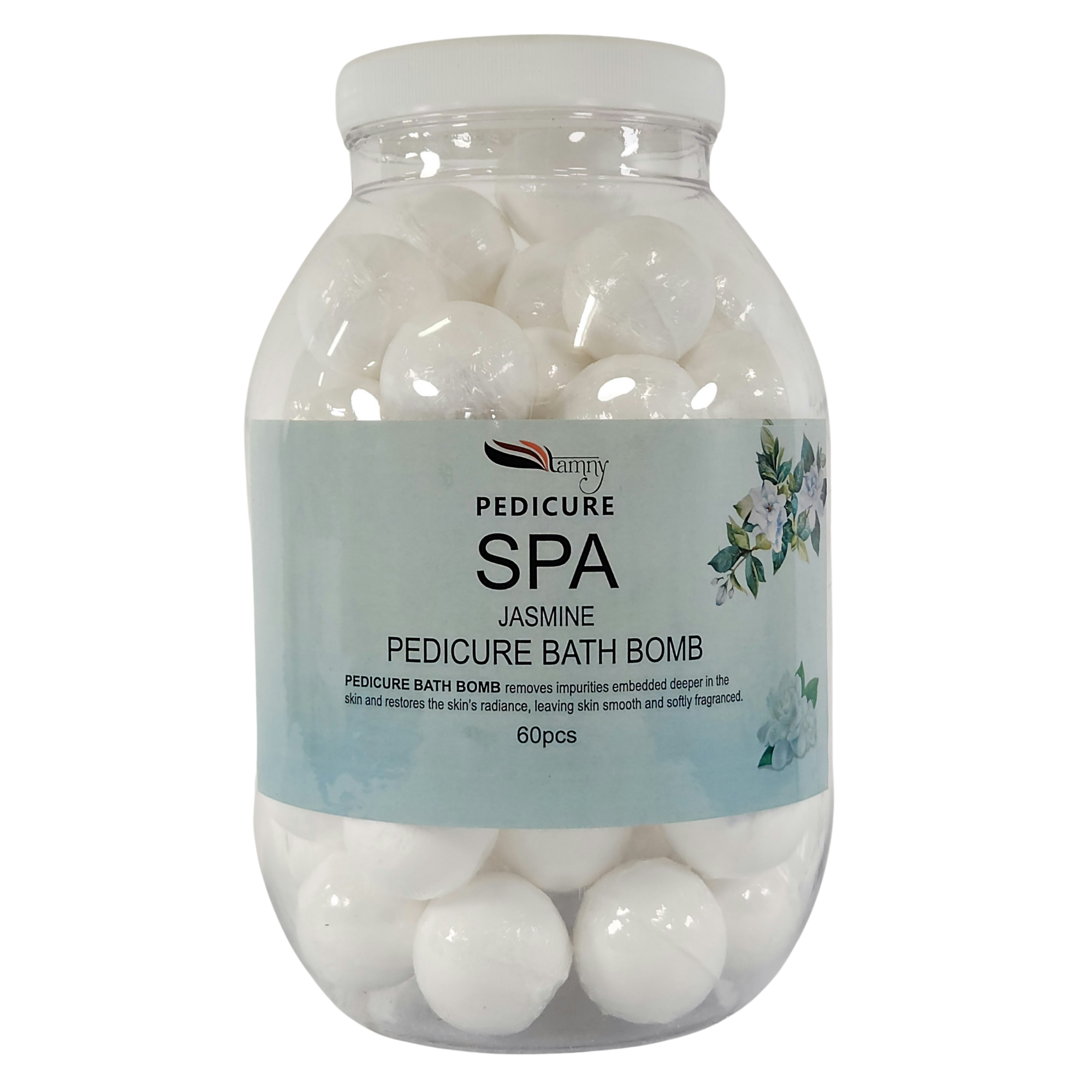Pedicure/Manicure Organic Bath Fizzies Bubble - JASMINE (Pack 60pcs)