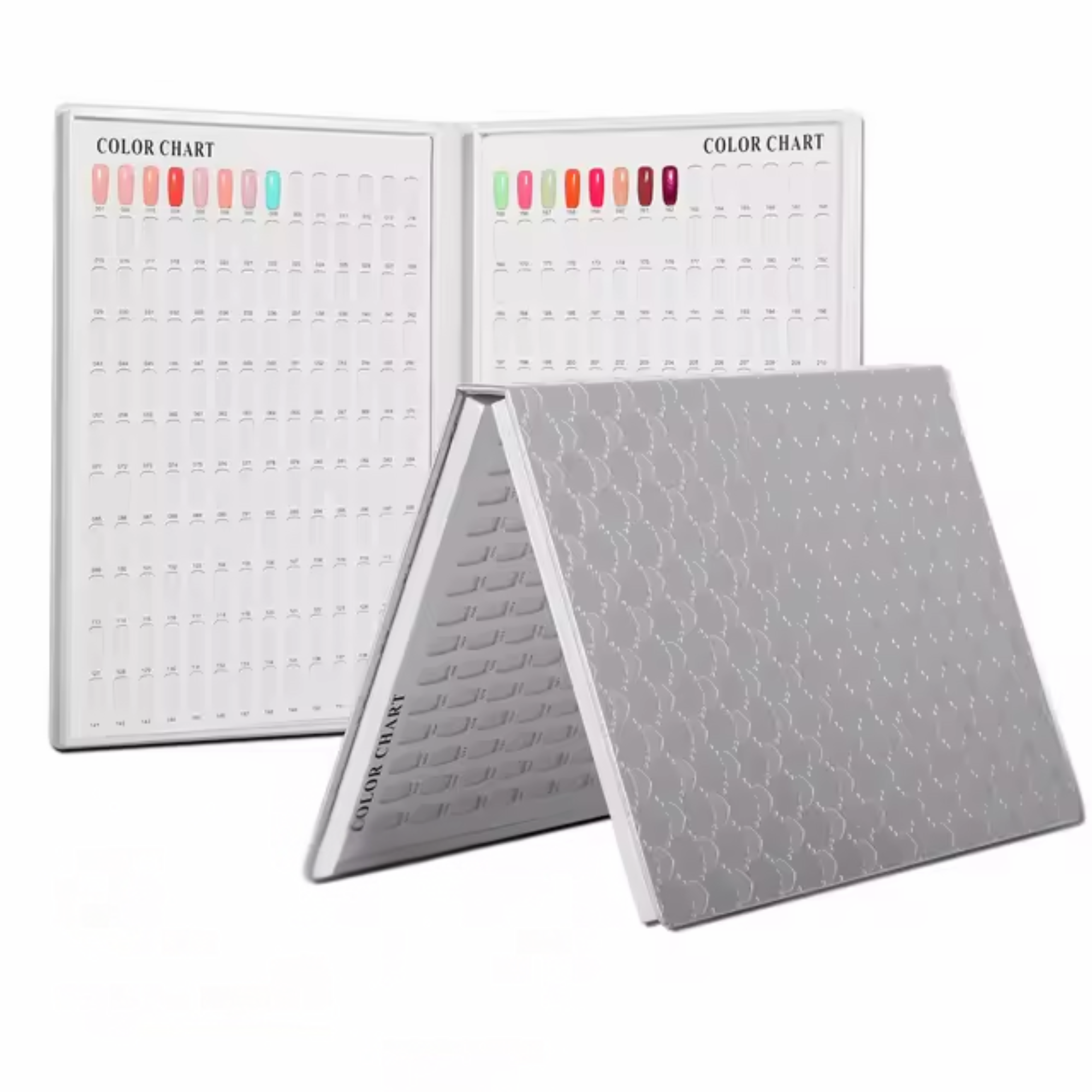 Display Book For Nail Polish - 308 Slots SILVER