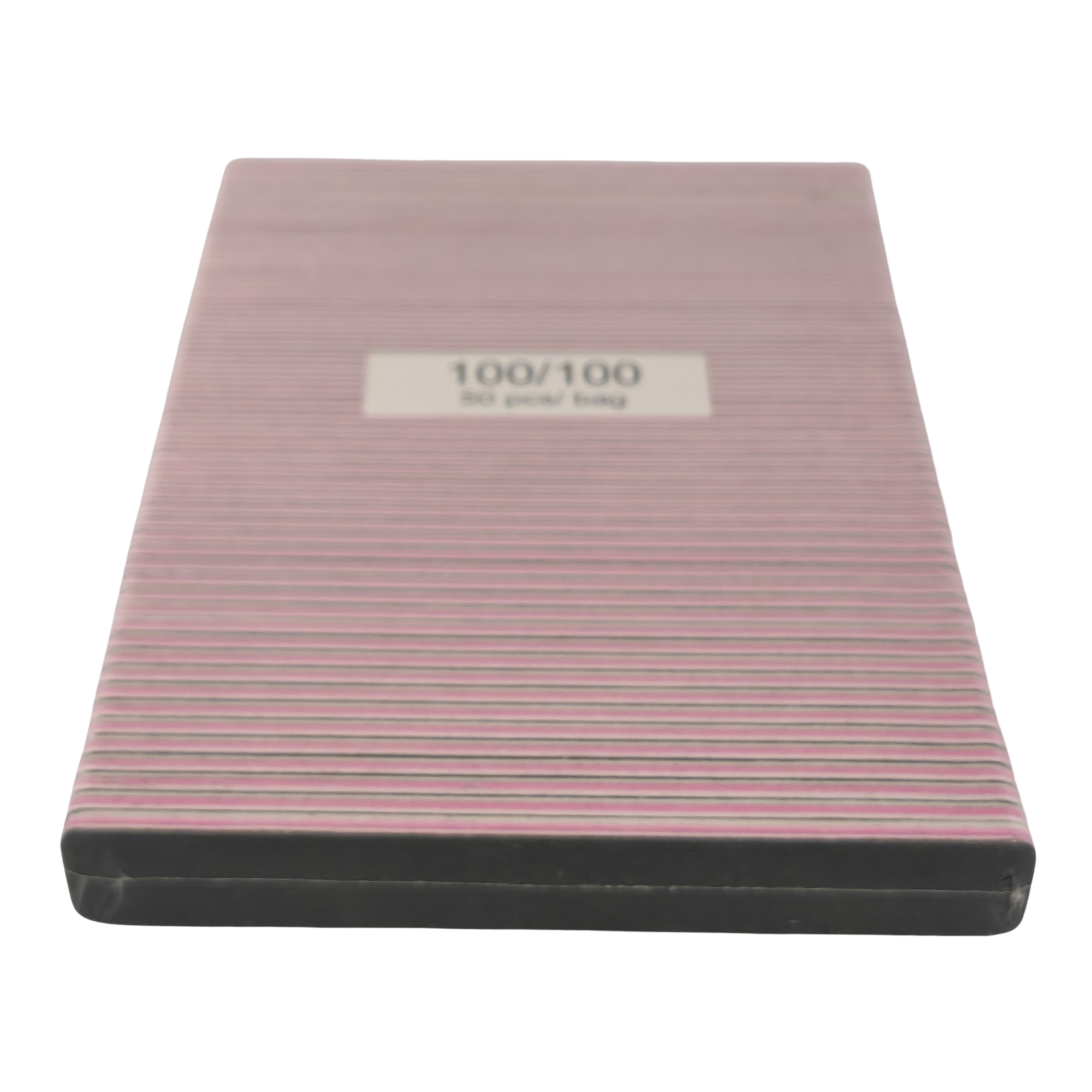Nail File Jumbo Square Black Grit 80/80 (50 pcs/pack)