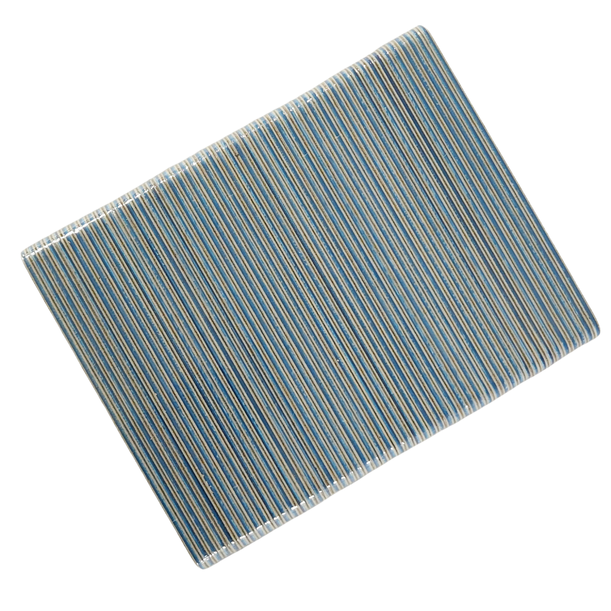 DV Nail File Small Square Zebra Grit 100/100 (50 pcs/pack)