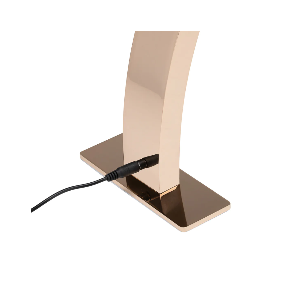 Half Moon LED Nail Desk Lamp - Gold Copper
