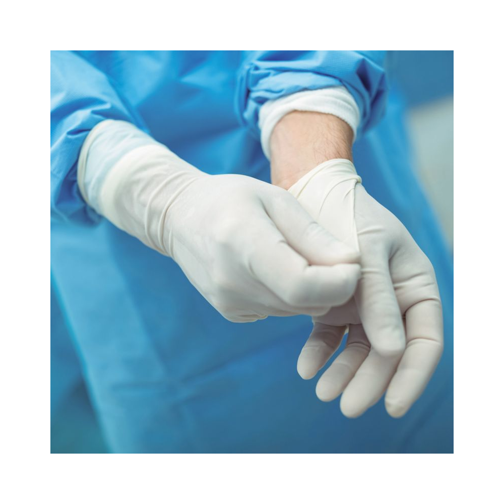 HYGOSTAR Latex Gloves Powder Free - Small (BOX 10 PACK)