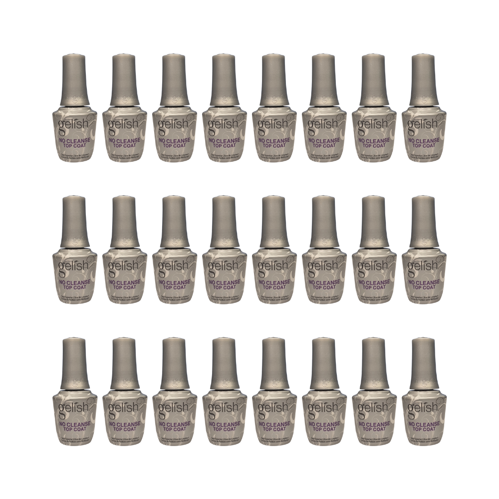 Gelish No Cleanse Top Coat - Pack 24pcs x 15ml