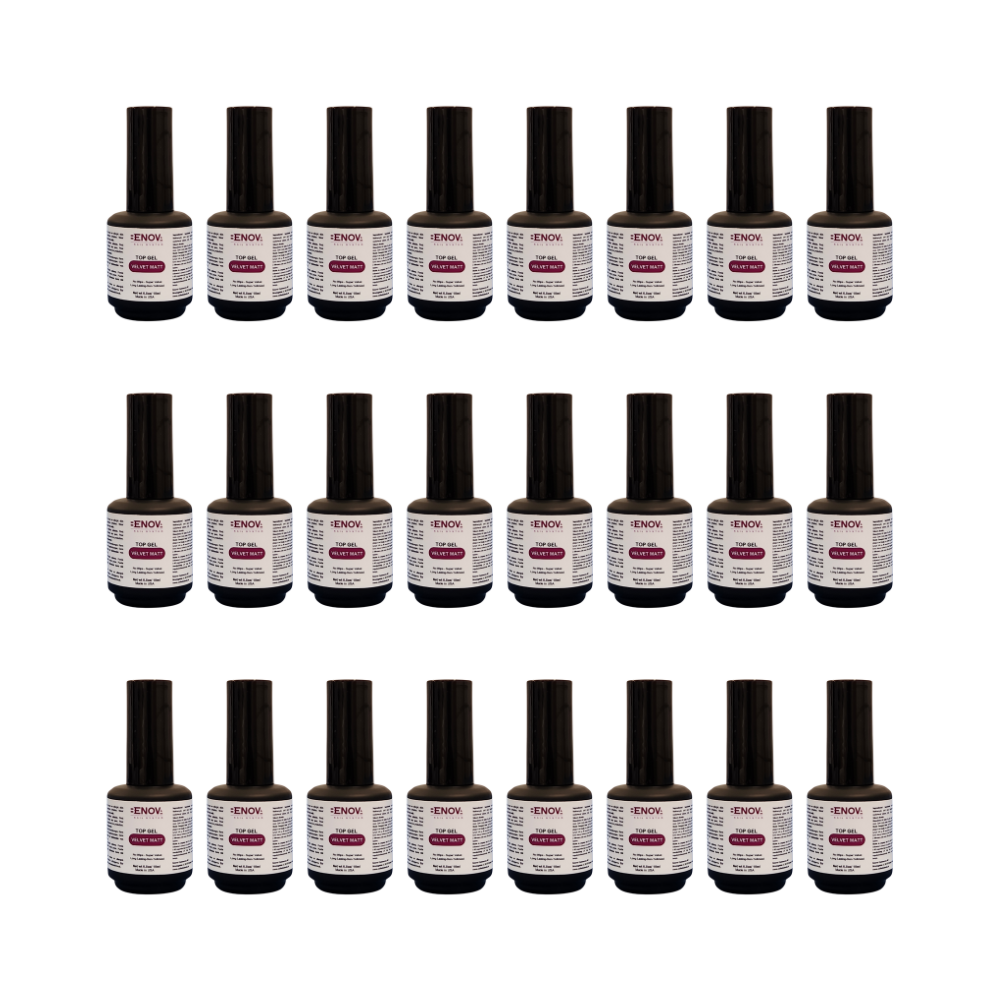 Benova Top No-wipe Velvet Matt - Pack 24pcs x 0.5oz/15ml