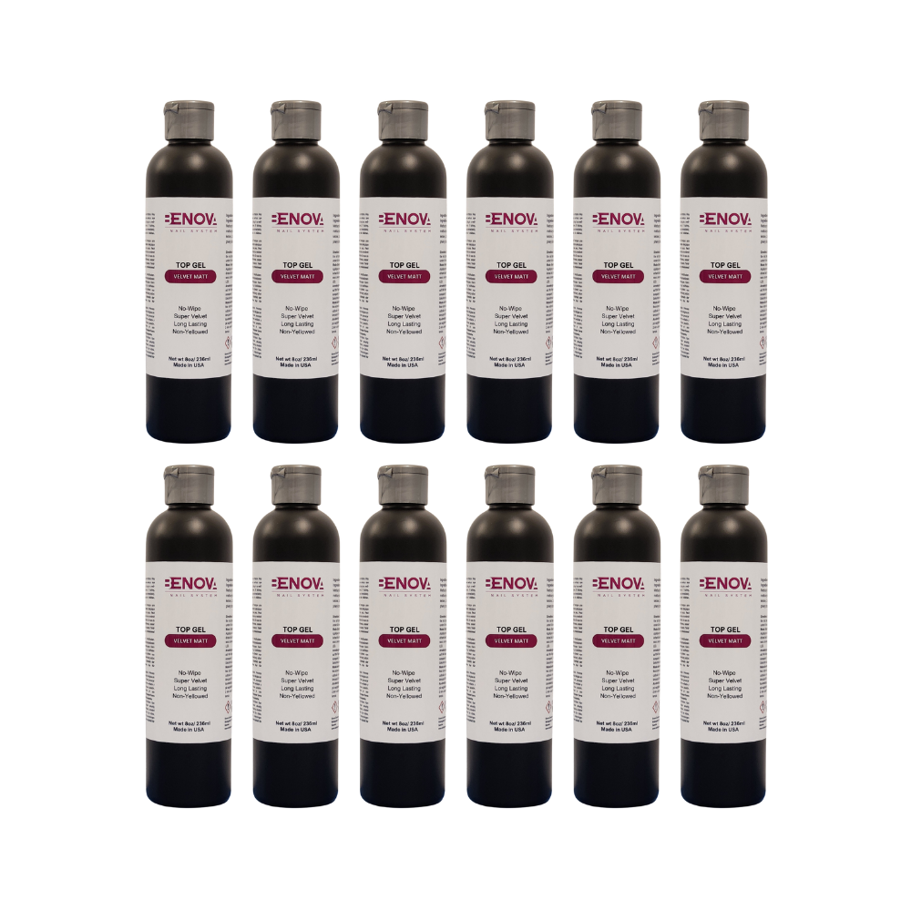 Benova Top No-wipe Velvet Matt - Pack 12pcs x 8oz/237ml