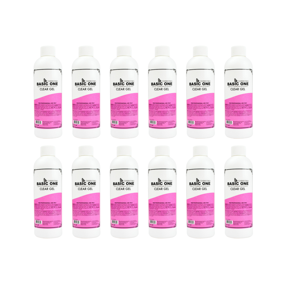 BASIC ONE CLEAR GEL - Pack 12pcs x 8oz/237ml