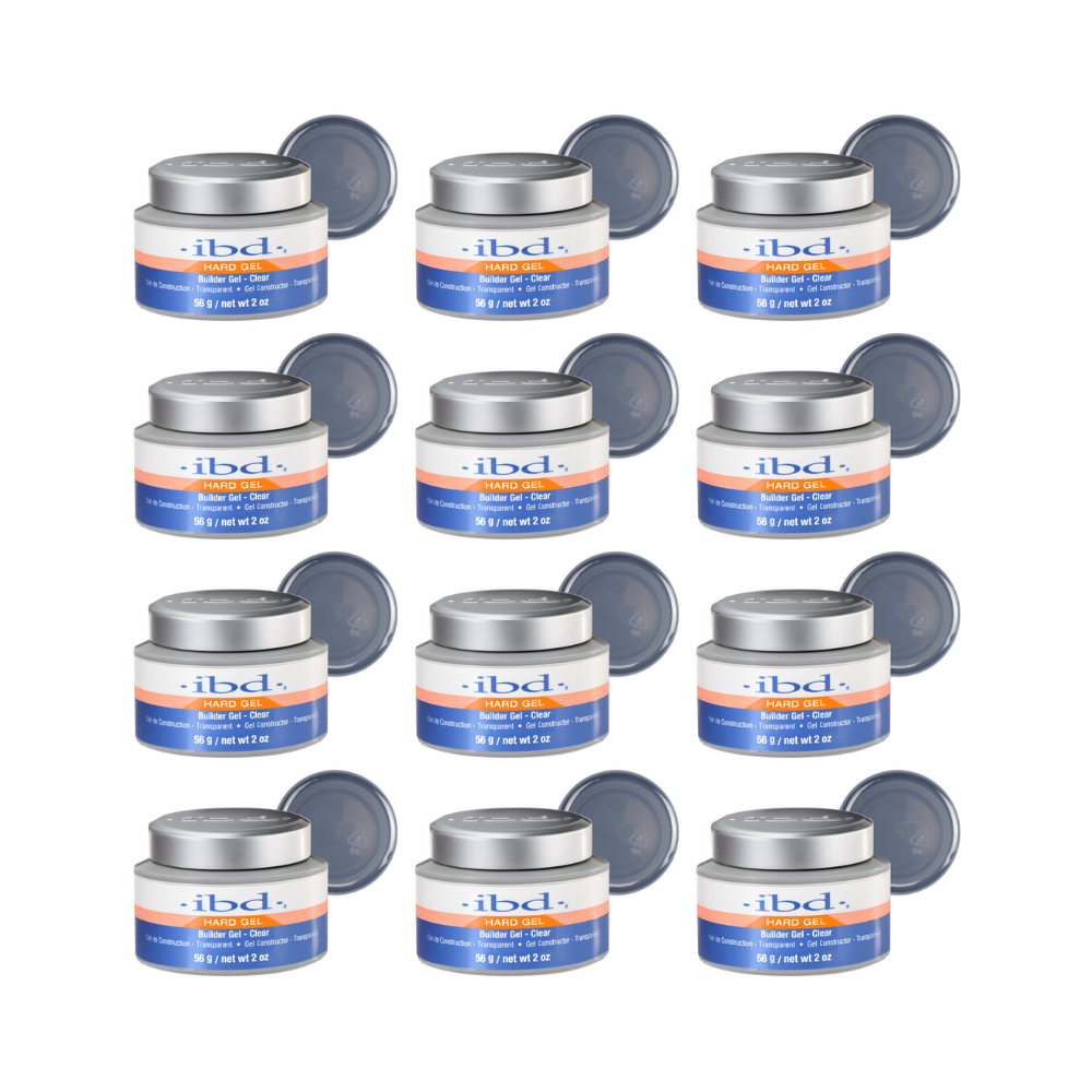 IBD Gel Builder - Clear Pack 12pcs x 2oz/56g